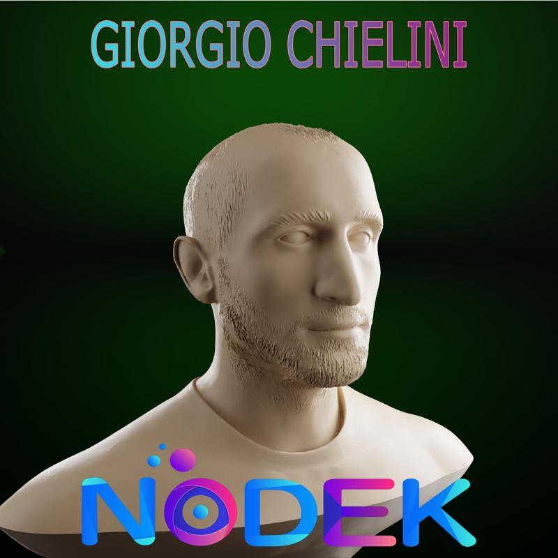 Bust of Giorgio Chiellini - The Gladiator of the Italian Defense