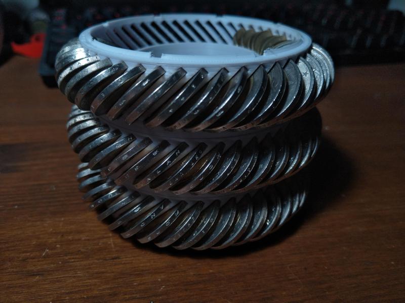 Coin holder donut