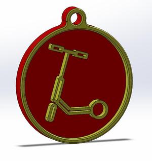 Scooter keychain