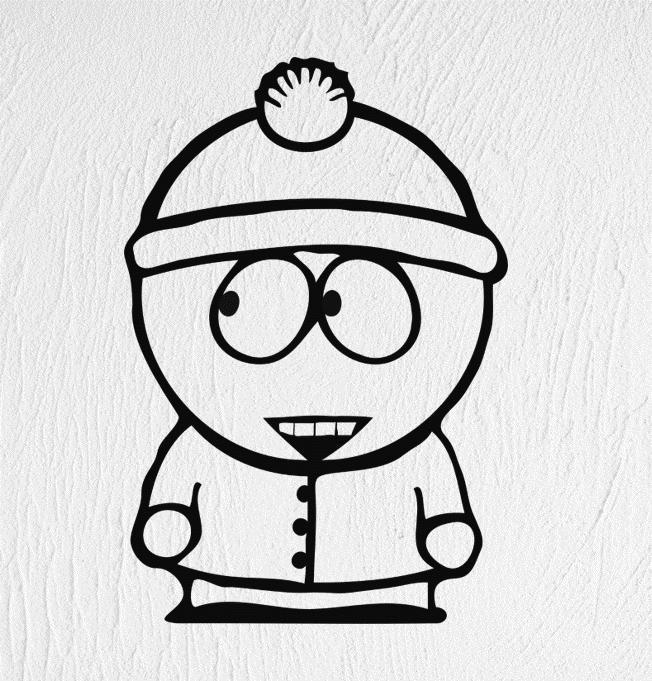 Stan Marsh 2D Wall Sticker - The Normal Guy