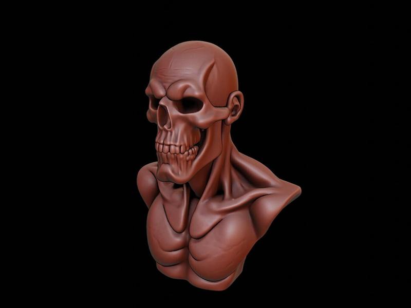 Skinwalker Beast Bust