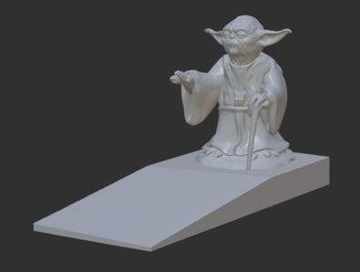 Yoda door stop