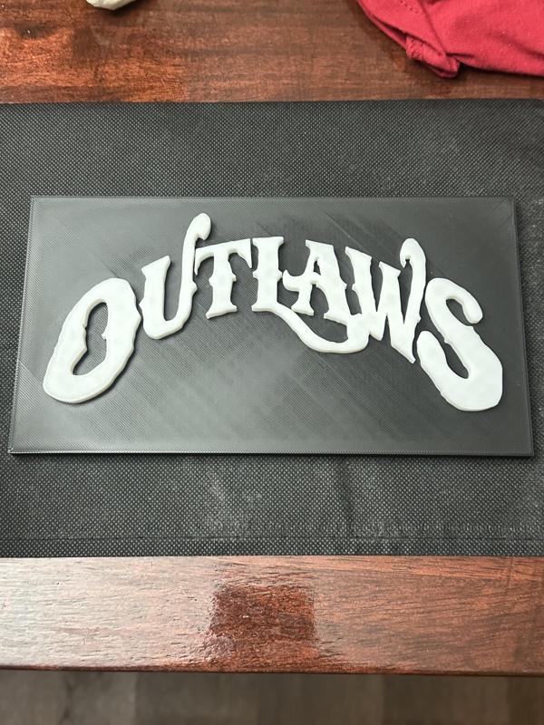 Outlaws Band Sign