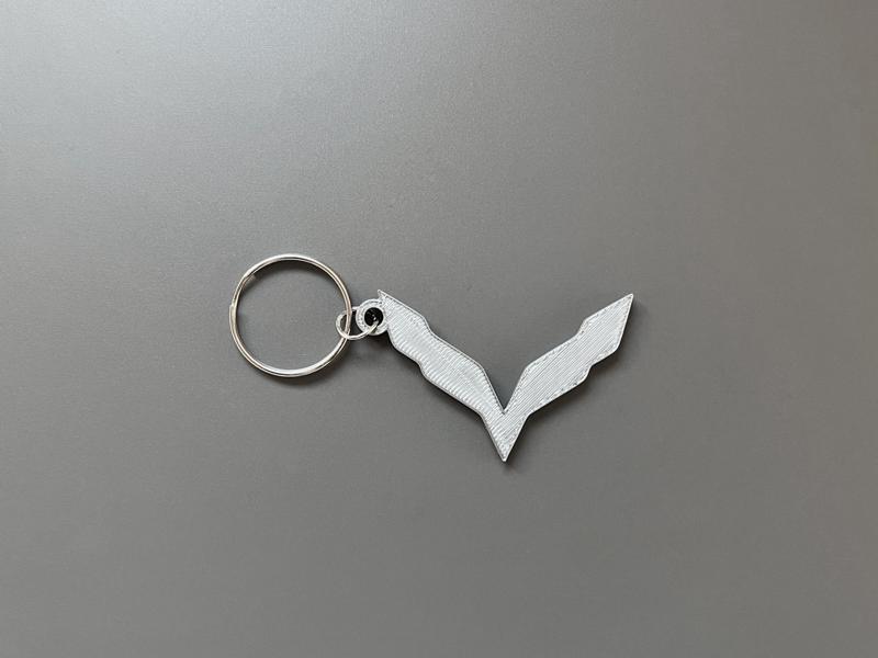 Corvette keychain