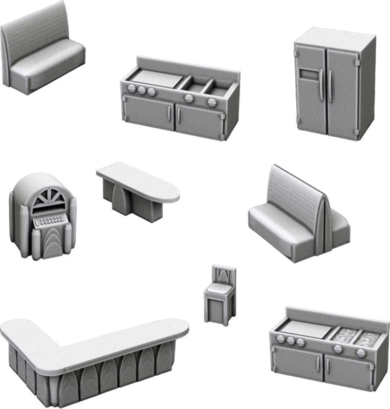 Modern Diner Set