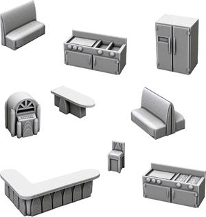 Modern Diner Set