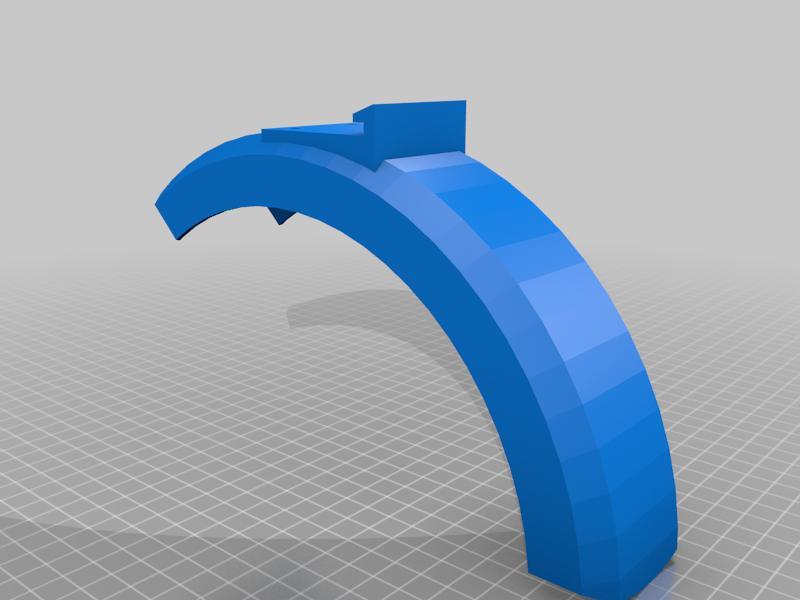 Kugoo S3 S2 front fender extended (may fit ZAXBOARD / VOLTECO / Linbol / MiCar / ETwow )