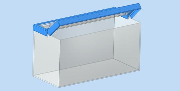 Replacement lid for 110 l fish aquarium