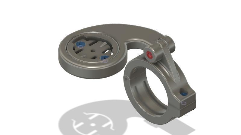 Garmin Mount MTB -  Shorter stem (Remix)