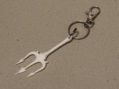 Poseidon Trident keychain