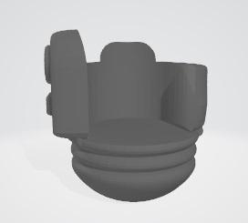 Space marine head base