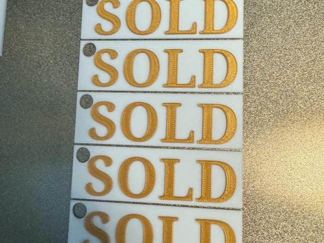 Sold tag