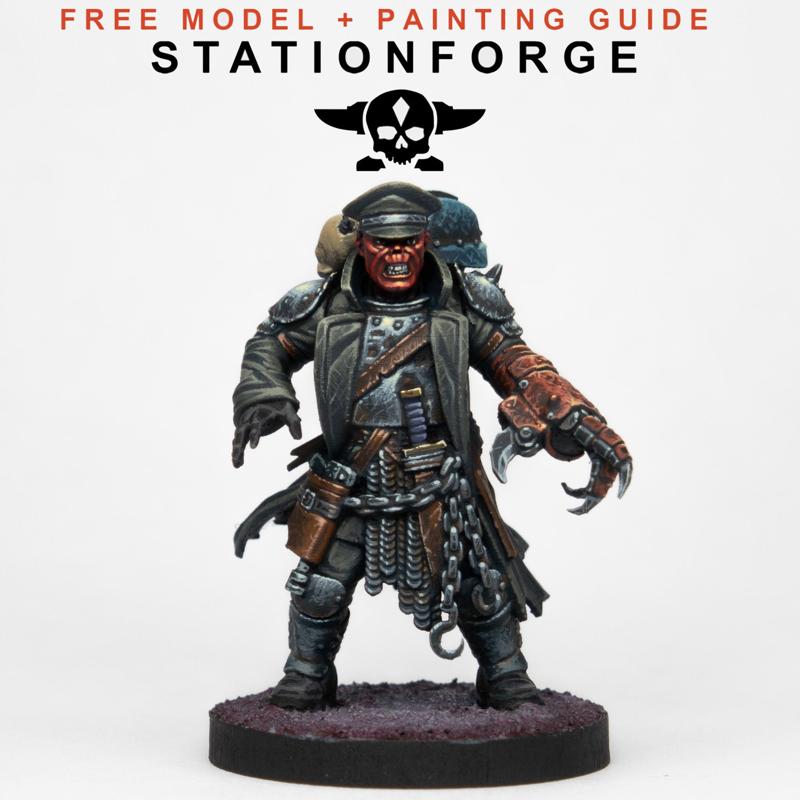 Corrupted Guard Sergeant Painting Guide + Model