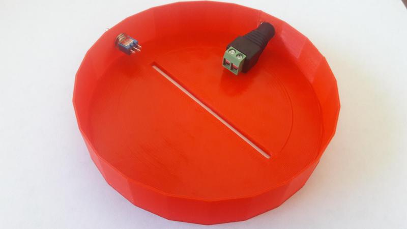 Base con luz LED para Figura en Acrilico