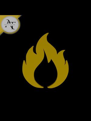 Simple Flame Symbol - 2D Art