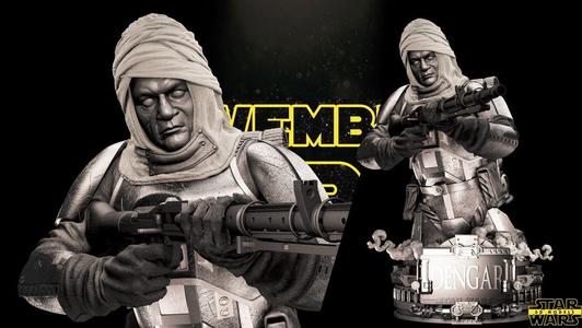 Dengar Bust - Star Wars 3D Models - Tested and Ready for 3D printing