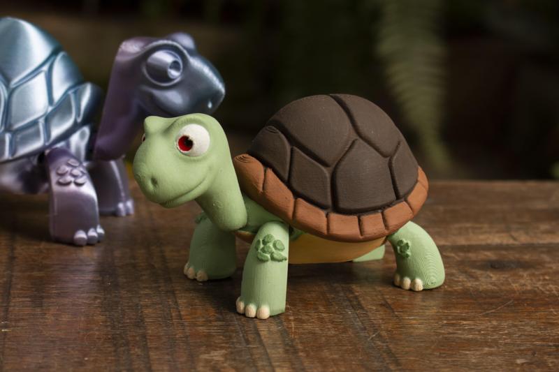 ARTICULATED CARTOON TURTLE