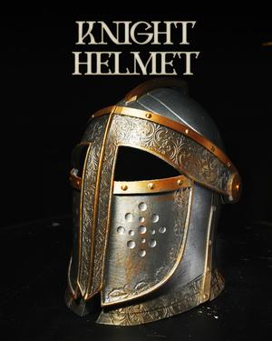 3D-Printed Knight Helmet