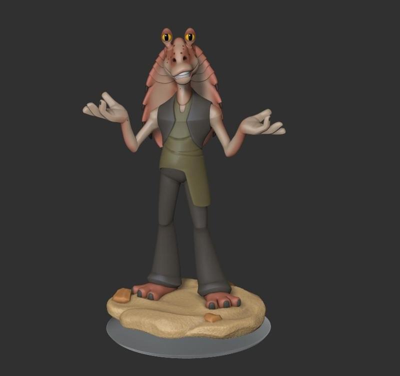 Infinity Style Jar Jar Binks