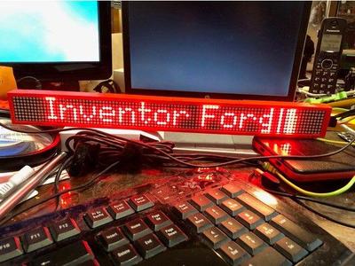 Max7219 Scrolling LED Sign