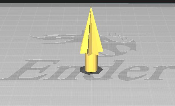Star tip for nerf bullet.