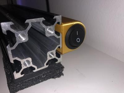 20mm Switch Case 2020 Aluprofile