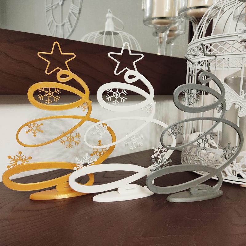 Christmas tree snowflakes