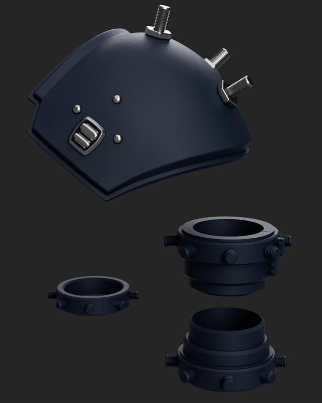 Final Fantasy VII - Cloud's Accessories - Pauldron - Bracelet - Cuff