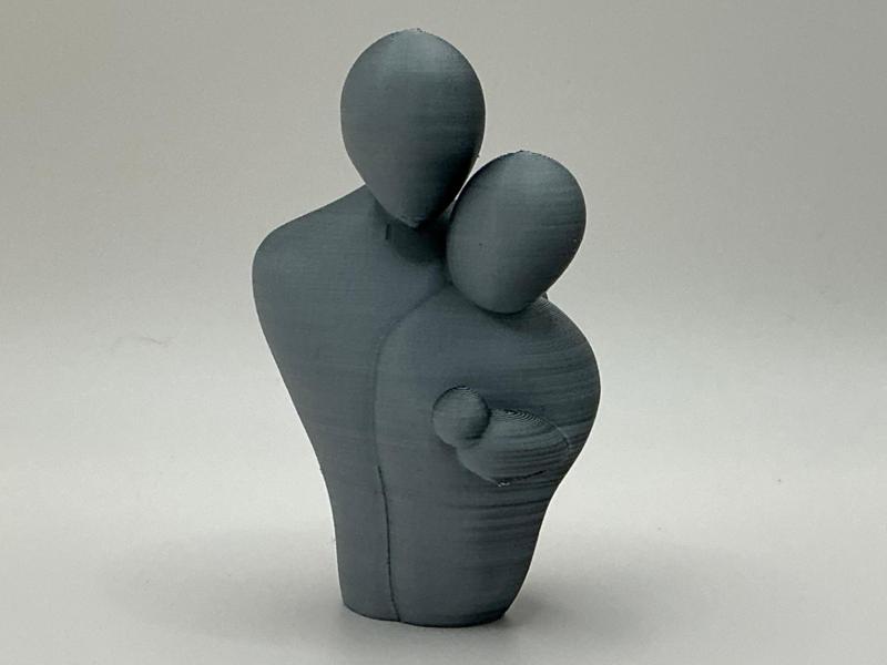 Minimalist Family Sculpture - Familly love