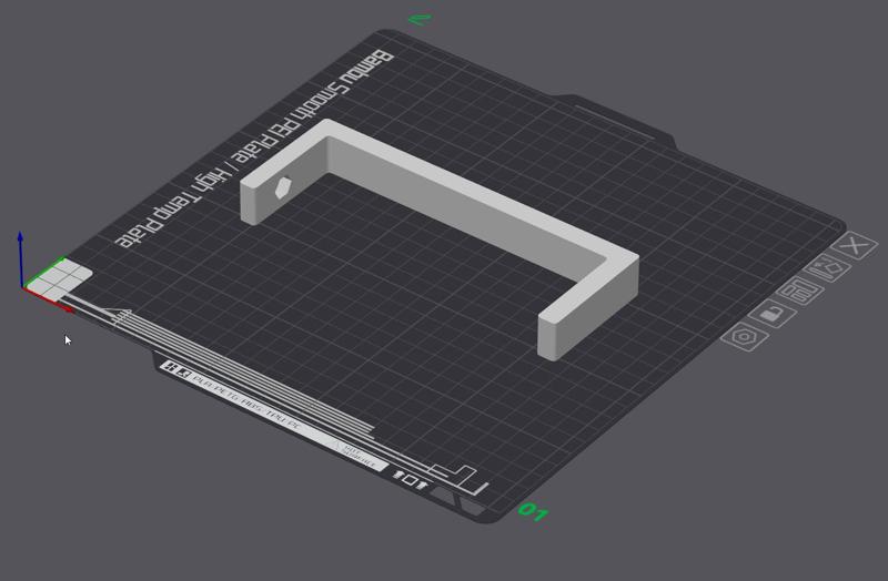 Door trimm clamp 15cm with M6