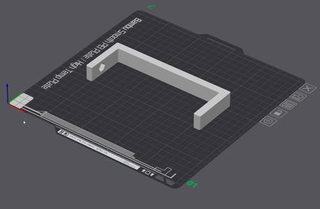 Door trimm clamp 15cm with M6