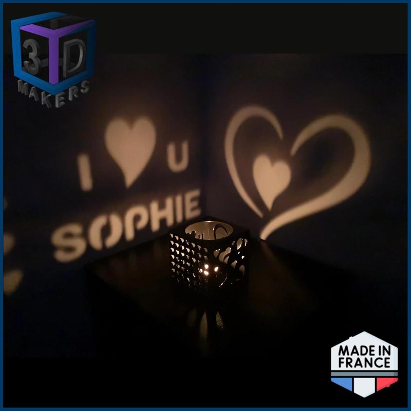 Valentine's Day Candle Lantern – Romantic Shadows