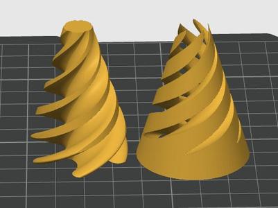 Spiral fidget toy