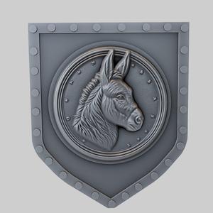 Donkey Animal Wall Donkey Animal Bust for CNC Router Laser & 3D Printer