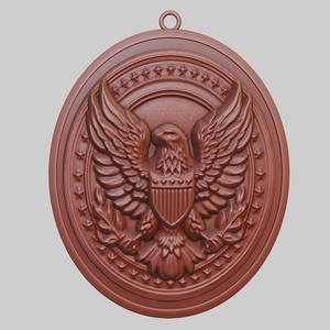 Eagle Animal Pendant Eagle Animal Necklace for CNC Router Laser & 3D Printer