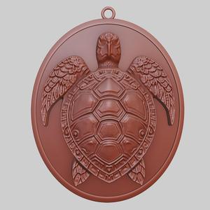 Sea Turtle Animal Pendant Sea Turtle Animal Necklace for CNC Router Laser & 3D Printer