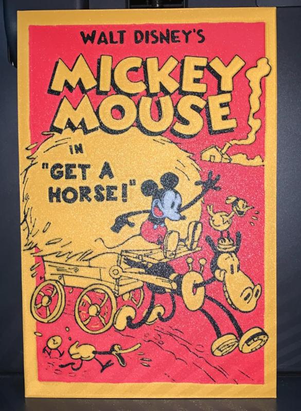 Classic Sign: Disneys Mickey Mouse in Get a Horse