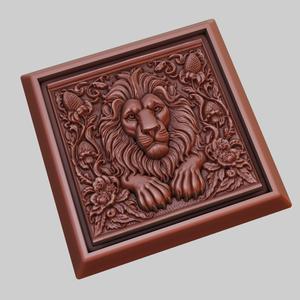 lion Animal 3D Model for CNC Router Laser & 3D Printer