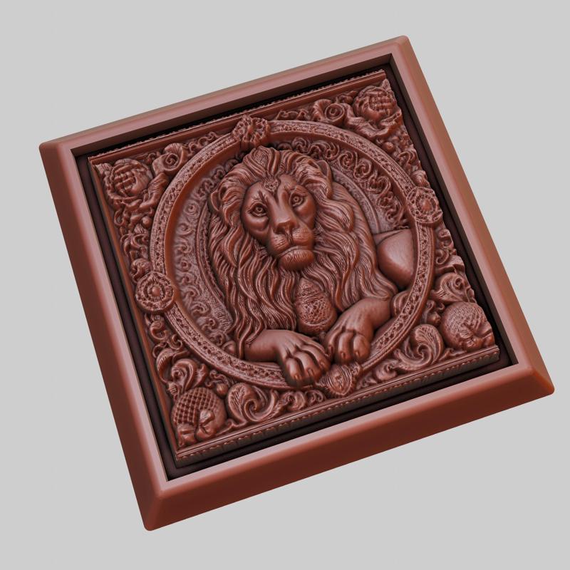 lion Animal 3D Model for CNC Router Laser & 3D Printer