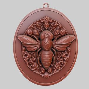 Bee Animal Pendant Bee Animal Necklace for CNC Router Laser & 3D Printer