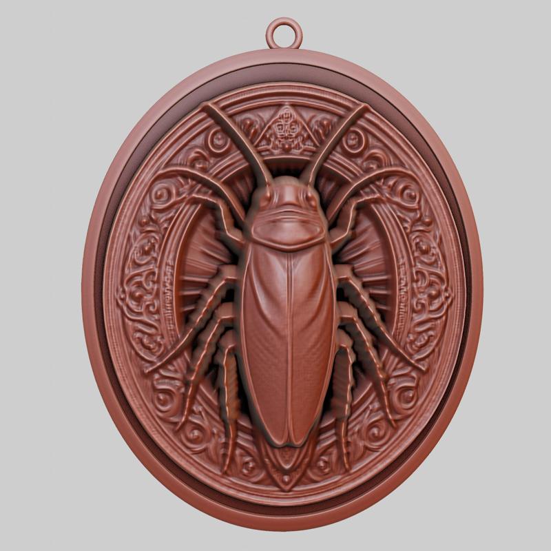 Cockroach Animal Pendant Cockroach Animal Necklace for CNC Router Laser & 3D Printer