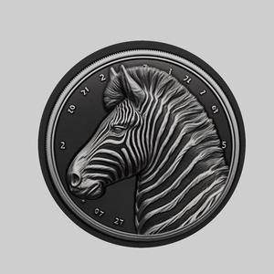 Zebra Animal Head Zebra Animal Medallion for CNC Router Laser & 3D Printer