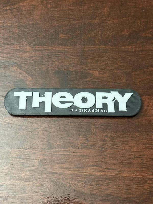 Theory of a Dead man band Sign