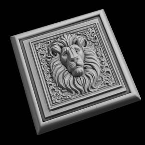 Lion Animal 3D Model for CNC Router Laser & 3D Printer