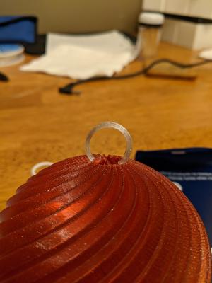 Hanger Loop for Jakob Viktora's Christmas Ornament in Vase Mode