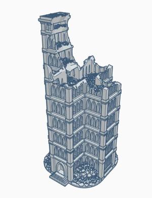 Gothic Ruined Building 28 GR028