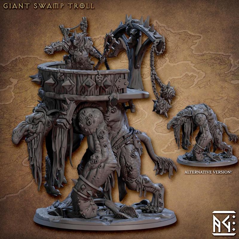 Giant Swamp Troll (Faldorn Goblins)