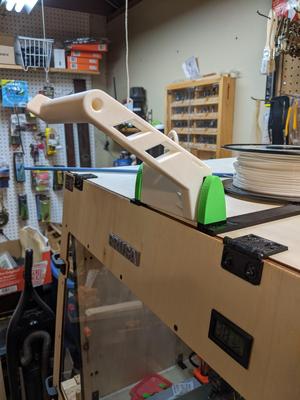 Cantilevered bracket for your extra spool holders