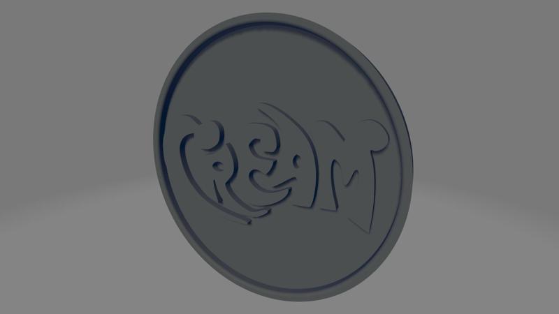 Cream coaster