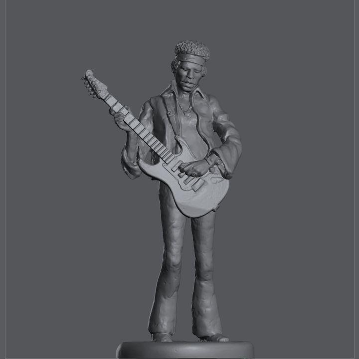 Jimmi Hendrix inspired Statue